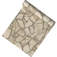 AS-Creation Vliesbehang 9273-23 Best of Wood'n Stone 2 steen lichtbruin