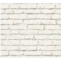 AS-Creation Vliesbehang 31943-1 Best of Wood'n Stone 2 steenoptiek gebroken wit