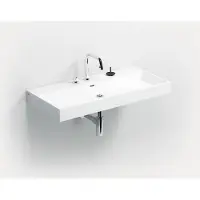 Clou Wash Me wastafel mineral marmer B90xH8xD42cm