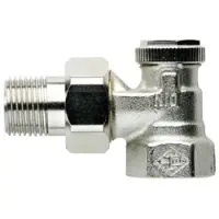 Heimeier voetventiel 3/4 haaks