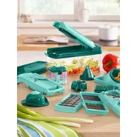 Genius Nicer Dicer Fusion & Slicer & Julietti, Keukenrasp, Groen