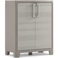 Kis Kunststofkast "GULLIVER", laag model, beige