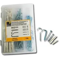 Sencys Slagplug Volle Wand Kunststof - Assortimentsdoos - 126 Stuks