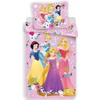 Disney Princess Pink - Dekbedovertrek - 140 x 200 cm - Multi