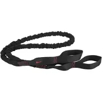 Nike weerstandsband medium - Zwart/Rood - Sportaccessoire voor fitness - Volwassen man