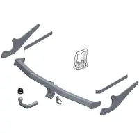BRINK Vaste trekhaak 612600 Brink voor o.a. RENAULT