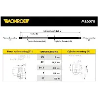 Monroe Gasdrukveer, kofferruimte ML6078 Monroe