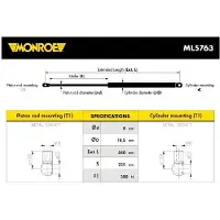 Monroe Gasdrukveer, kofferruimte ML5763 Monroe voor o.a. MAZDA