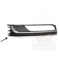 VAN WEZEL Ventilatiegrille, bumper voor o.a. VOLKSWAGEN