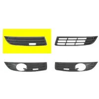 VAN WEZEL BUMPERGRILL ONDER RECHTS zonder MISTLICHTGAT voor o.a. VOLKSWAGEN