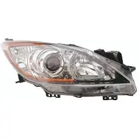 VAN WEZEL KOPLAMP RECHTS H11+HB3 inclusief STELMOTOR 2738962 Van Wezel voor o.a. MAZDA