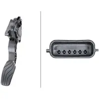 Hella Sensor, gaspedaalpositie voor o.a. NISSAN