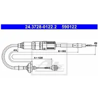 Ate Koppelingkabel voor o.a. VOLKSWAGEN