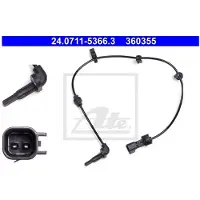 Ate ABS Sensor 24.0711-5366.3 ATE voor o.a. CHEVROLET, OPEL