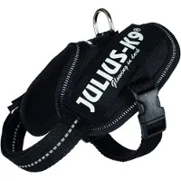 Julius-K9 14811, Borsttuig, maat XS-S, zwart, effen, 33 cm