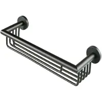 Geesa Nemox douchemand 34,9cm zwart