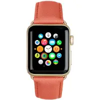 dbramante1928 Madrid Apple Watch 42mm Leren Horlogeband Roze