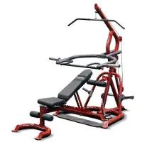 Body-solid GLGS100 Corner Leverage Homegym met bench - Gratis Montage