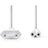 Nedis Voedingskabel | Eurostekker - IEC-320-C7 | 5,0 m | Wit Nedis