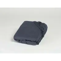 Yumeko Hoeslaken Yumeko Indigo Blue (Jersey organic)-90 x 210 cm