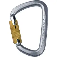 Singing Rock Sde Steel Connector Triple-lock Karabijnhaak Goud,Zilver