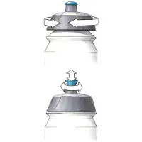 Tacx Shiva bidon - 750 ml - Donkerblauw