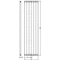 Boss & Wessing Handdoekradiator pargia 1806x456 mm pearl grey