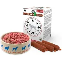 Farm food fresh rundvlees compleet worst 9x110 gr - Hondenvoer diepvries