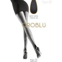 Oroblu 2 pack / duo pack Oroblu Riga 20 naadpanty Maat XL Kleur Zwart