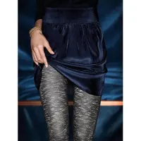 Kunert Feestelijke Lurex Blend fashion panty maat 40-42 kleur Indigo