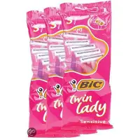 BIC Twin Lady - Wegwerpscheermesjes - 3 x 5 stuks - Voordeelverpakking