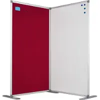Smit Visual Scheidingswand dubbelzijdig - Whiteboard - 110x80 cm