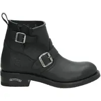 Sendra 2976 Carol leren bikerboots zwart female | Maat: 39