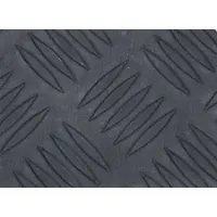 Ivol Rubber loper / rubbermat op rol Traanplaat 3mm - Breedte 160 cm