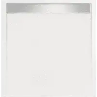 Xenz Douchebak Glans Wit Vierkant Zelfdragend Easy Tray 90x90x5cm Mat Wit