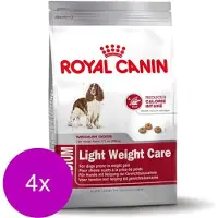 Royal Canin Shn Medium Light Weight Care - Hondenvoer - 4 x 3 kg