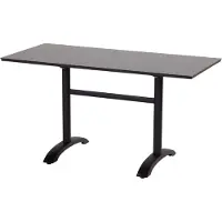 Hartman Outdoor Bistrotafel Sophie Studio inklapbaar, 138 x 68cm, kleur Zwart