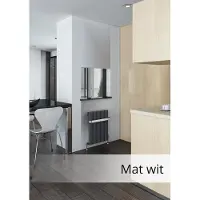 Eastbrook Malmesbury aluminium design radiator 60x37,5cm Mat wit 422 watt