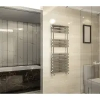 Eastbrook Biava Flat design radiator 117x60cm Chroom 712 watt