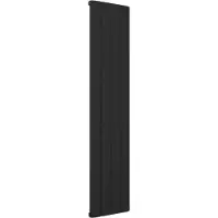 Eastbrook Peretti verticale aluminium radiator 60x28cm Mat zwart 316 watt