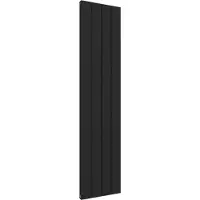 Eastbrook Vesima verticale aluminium verwarming 180x30,3cm Mat zwart 1068 watt