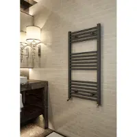 Eastbrook Wingrave verticale verwarming 100x50cm Antraciet 496 watt