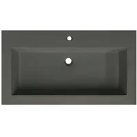 Lambini Designs Concrete meubelwastafel 80cm 1 kraangat betongrijs