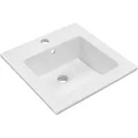 Kerra KR 41 inbouw wastafel 42x42cm wit