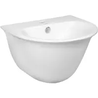 Lambini Designs Solid Surface wastafel rond 38x12cm