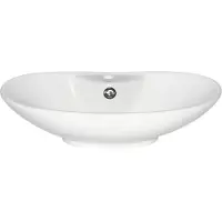 Kerra KR 139 opbouw waskom 58x38,5cm met kraangat