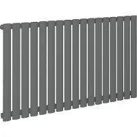 Eastbrook Tunstall Horizontale radiator 60x82,5cm Antraciet 757 watt