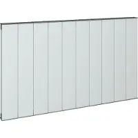 Eastbrook Vesima horizontale aluminium verwarming 60x50,3cm Mat wit 660 watt