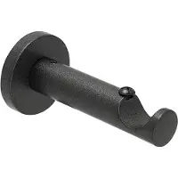Overig Gordijnroede Steunen Opleg Antraciet 9x2cm - 2 Stuks