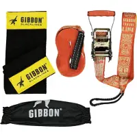 Gibbon Slacklines - Travelline Treewear Set 15 m, bruin
